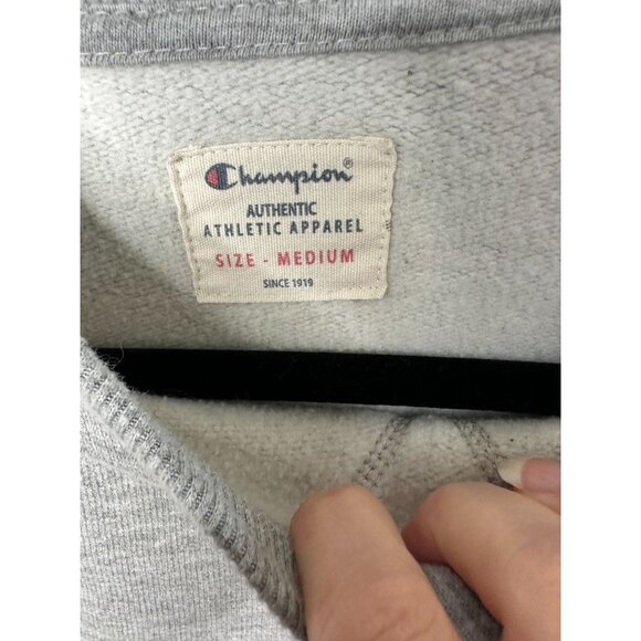 Champion Womens Sweatshirt Medium‎ long sleeve pullover round neck cotton - Picture 4 of 8